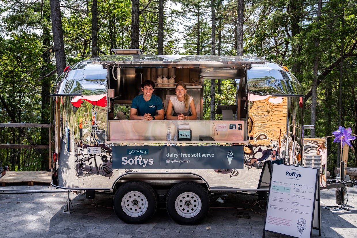 Softys Dairy Free Ice cream Truck.