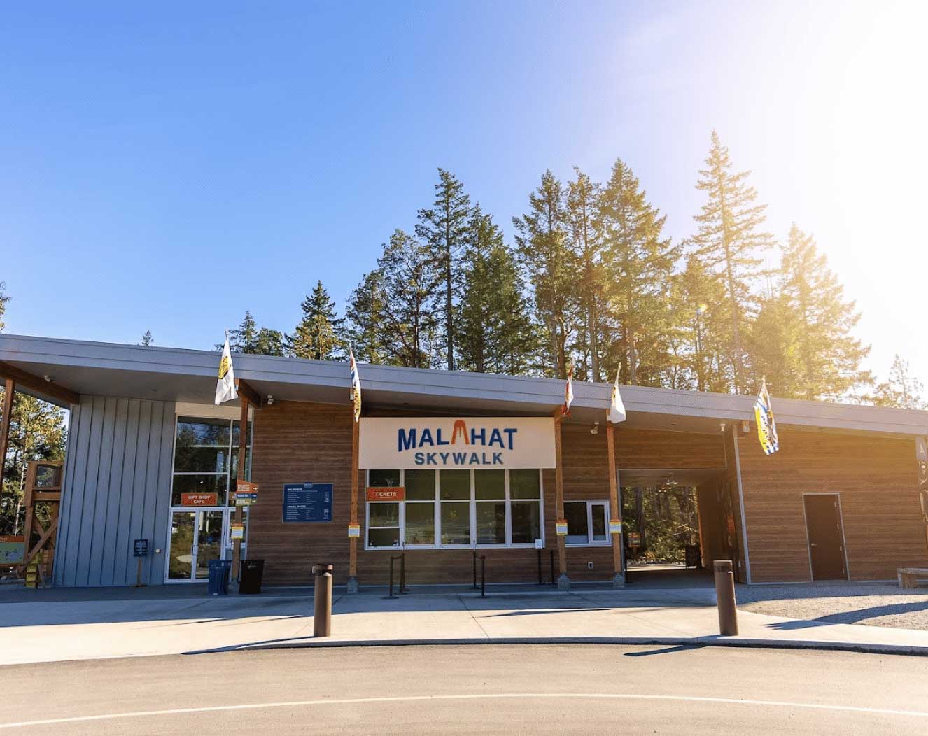 Welcome Centre at Malahat SkyWalk